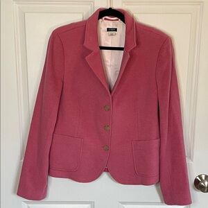 J. Crew Women's Rose Wool Blazer Women’s Large